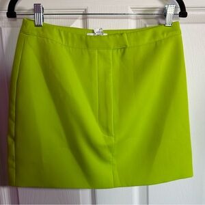Meshki BRIGHT Lime Mini Skirt